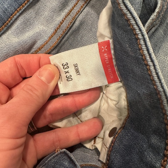 Men’s Express Medium Wash Skinny Jeans - Picture 3 of 7